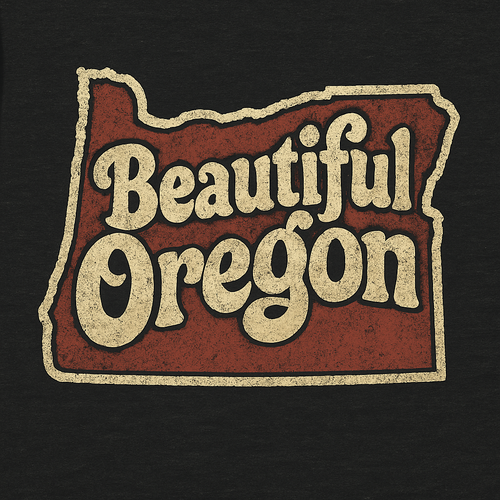 My Beautiful Oregon Long Sleeve Tee